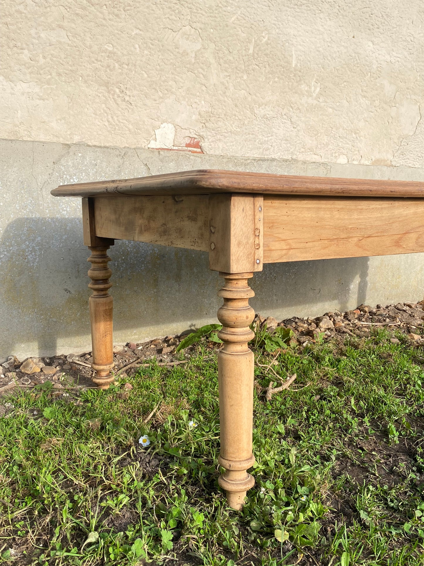 Table basse de campagne en chêne massif