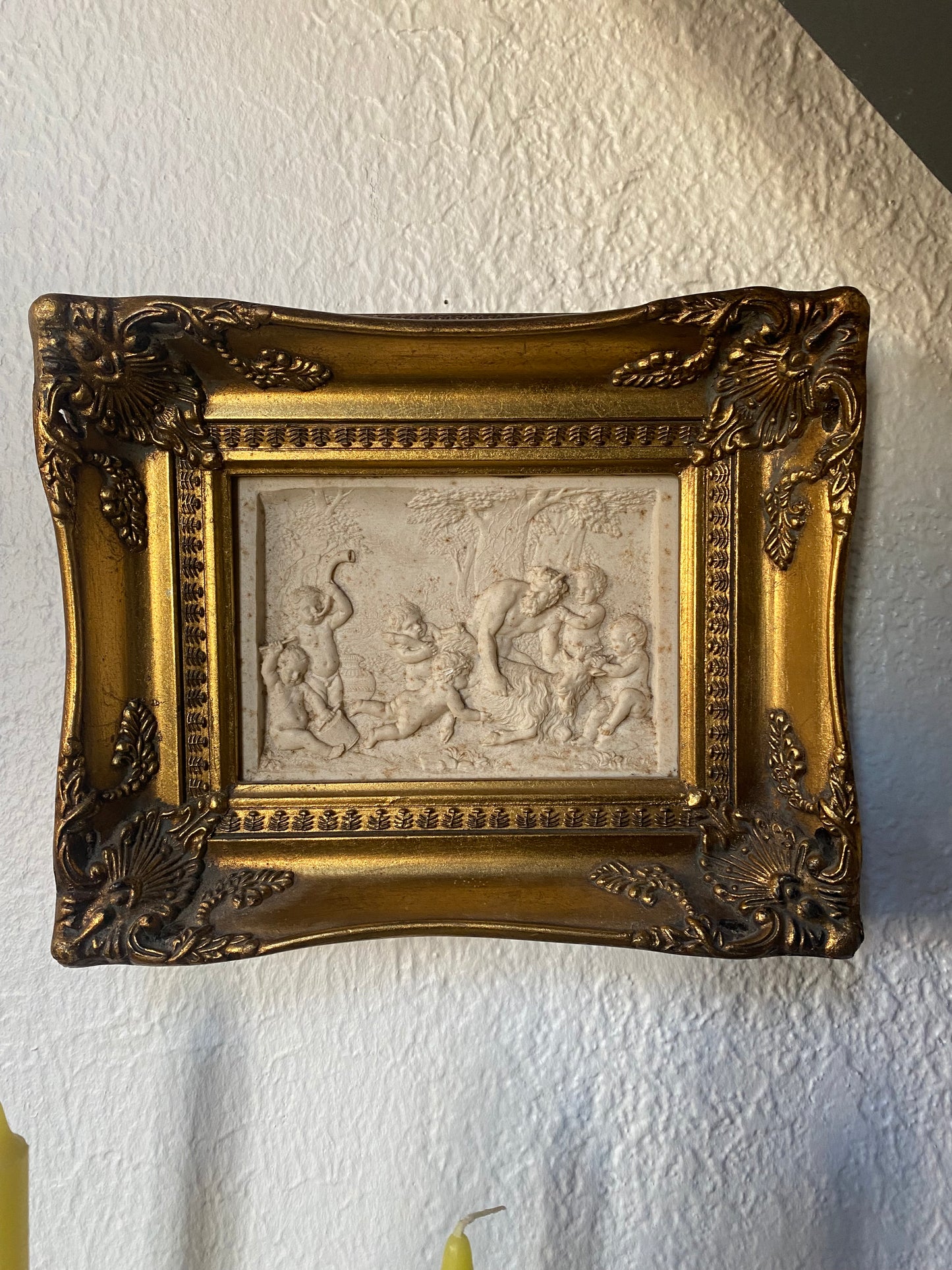 Tableau bas-relief en marbre