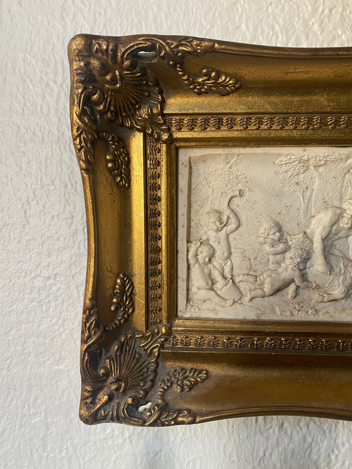 Tableau bas-relief en marbre