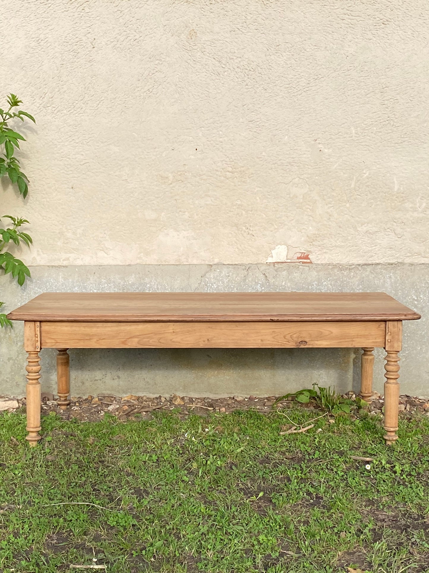 Table basse de campagne en chêne massif