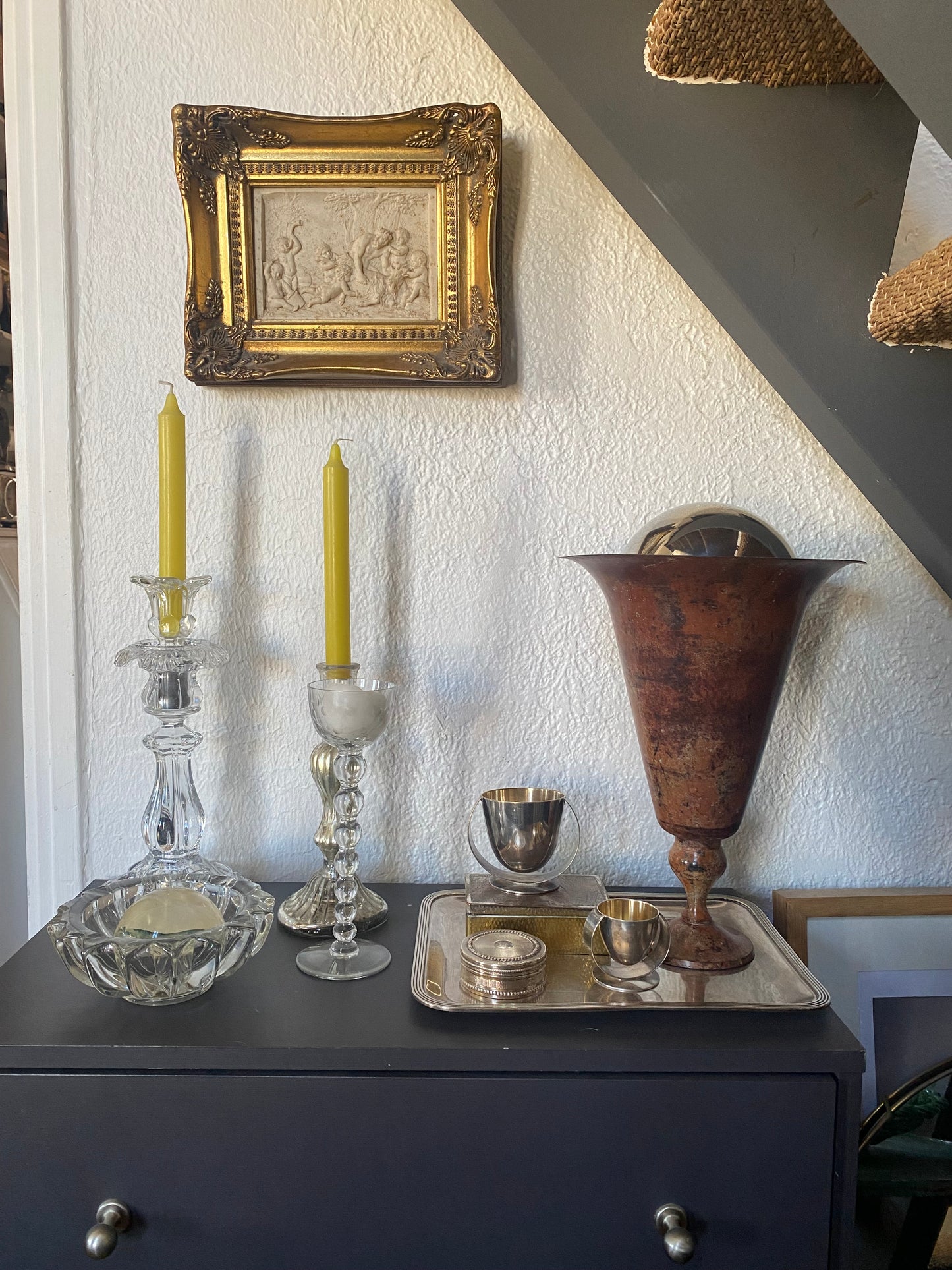 Tableau bas-relief en marbre