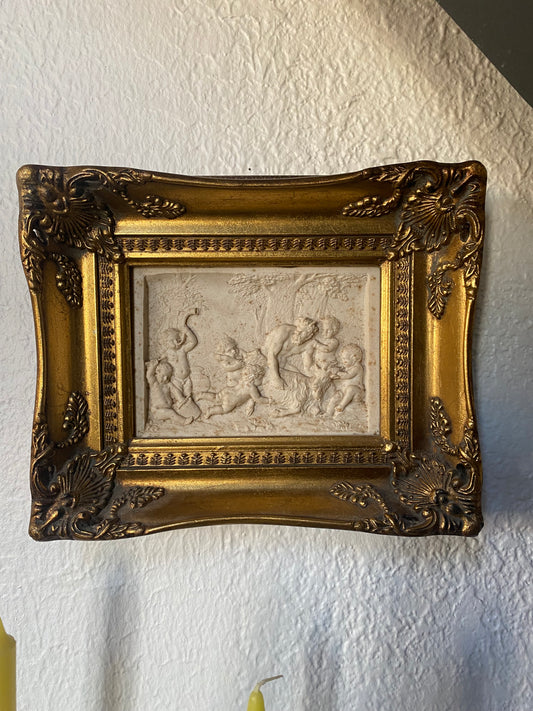 Tableau bas-relief en marbre