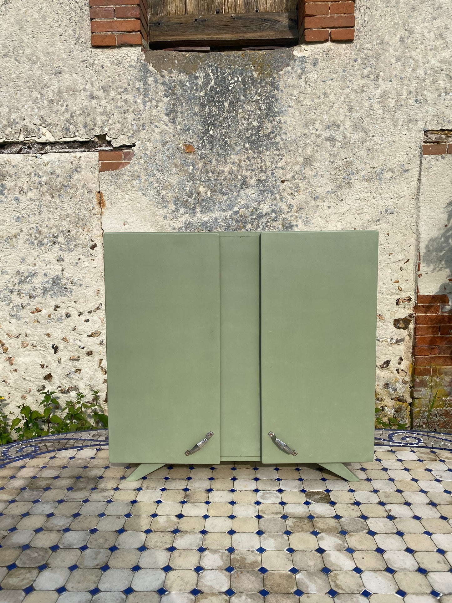 Armoire à pharmacie vintage relookée