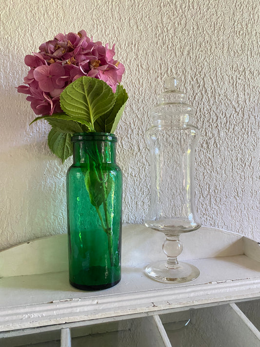 Bocaux anciens en verre soufflé