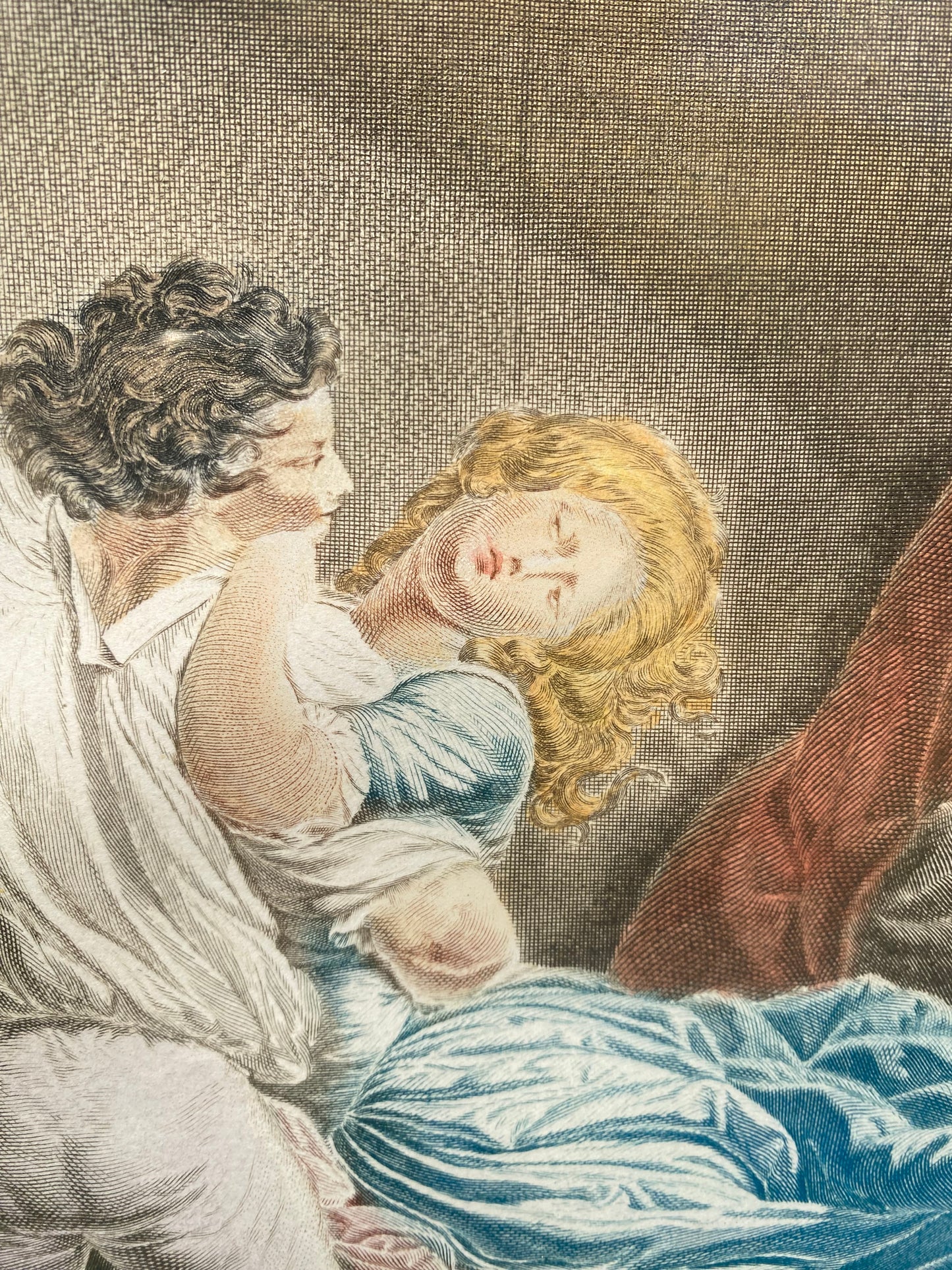 Gravure d’après Le Verrou de Fragonard