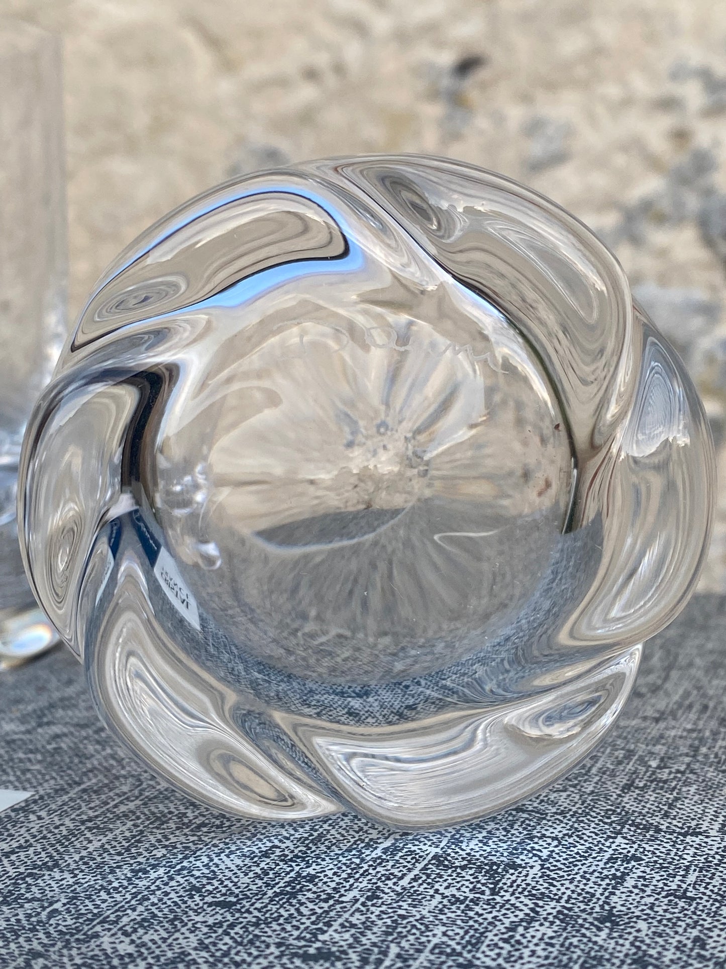 Verres en cristal à liqueur ou à dégustation Daum modèle Blanzey