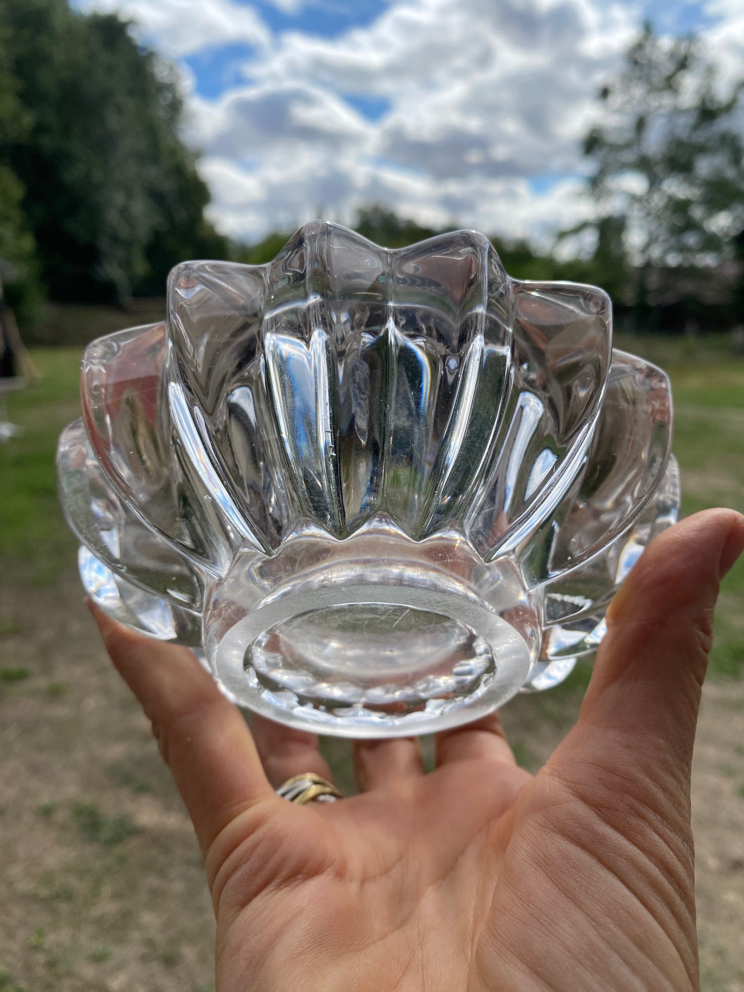 Cendrier en cristal Art Déco - Pierre d’Avesn