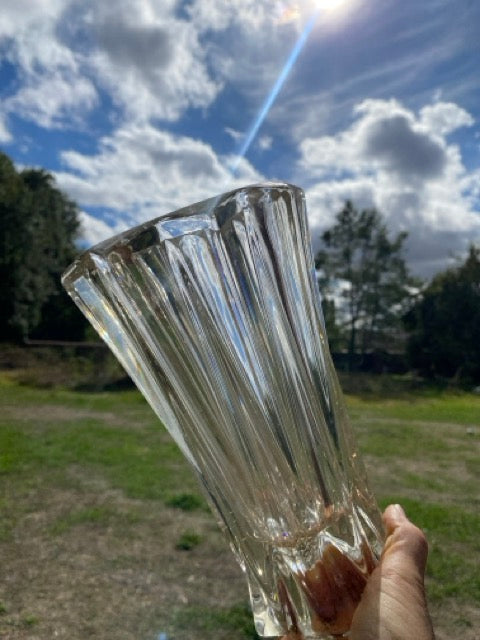 Vase en cristal Art Deco - Pierre d’Avesn