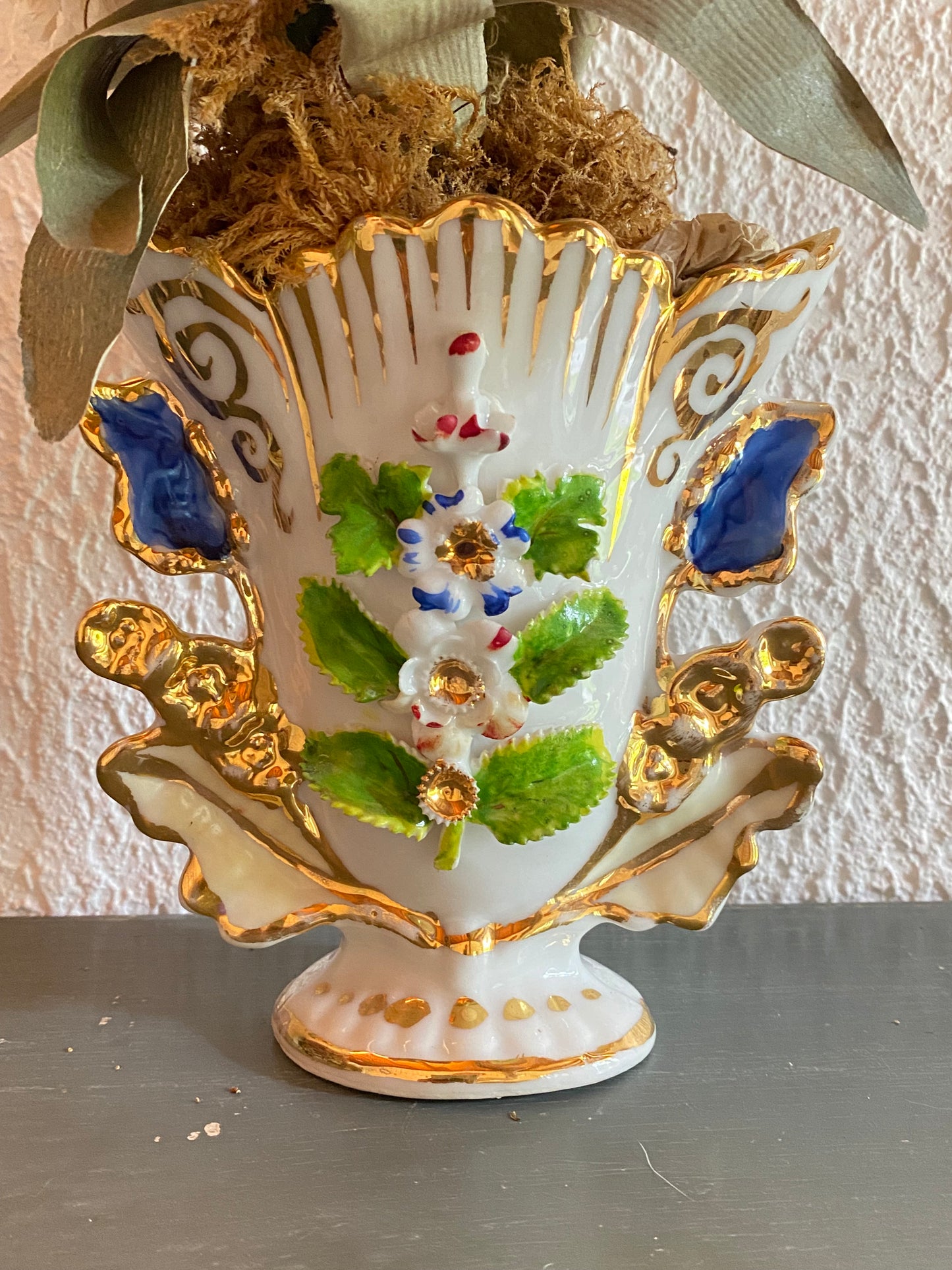 Vase de mariée et son bouquet