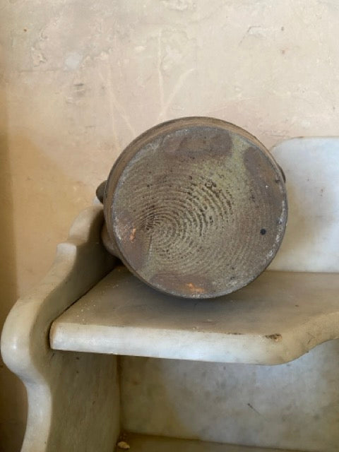 Ensemble de pots et flacons anciens en grès d’Alsace