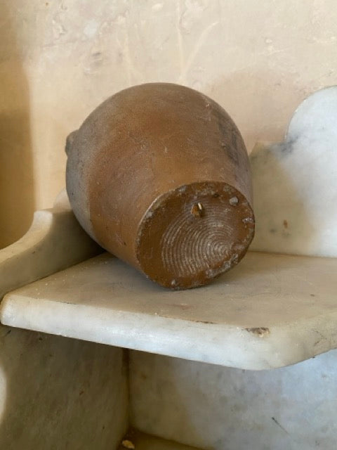 Ensemble de pots et flacons anciens en grès d’Alsace