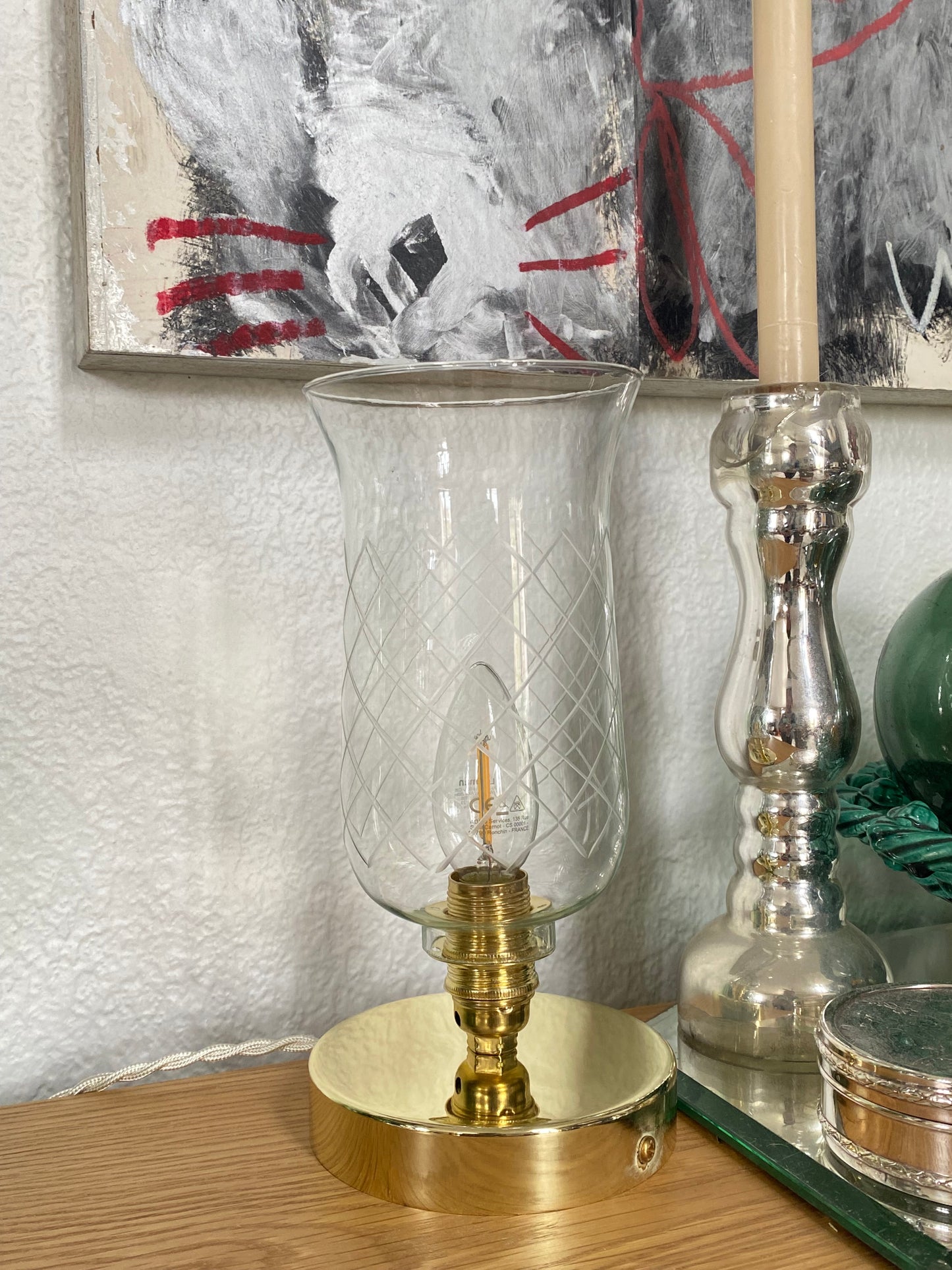 Lampes photophores vintage