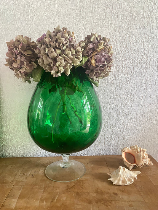 Vase en verre soufflé d’Empoli XXL