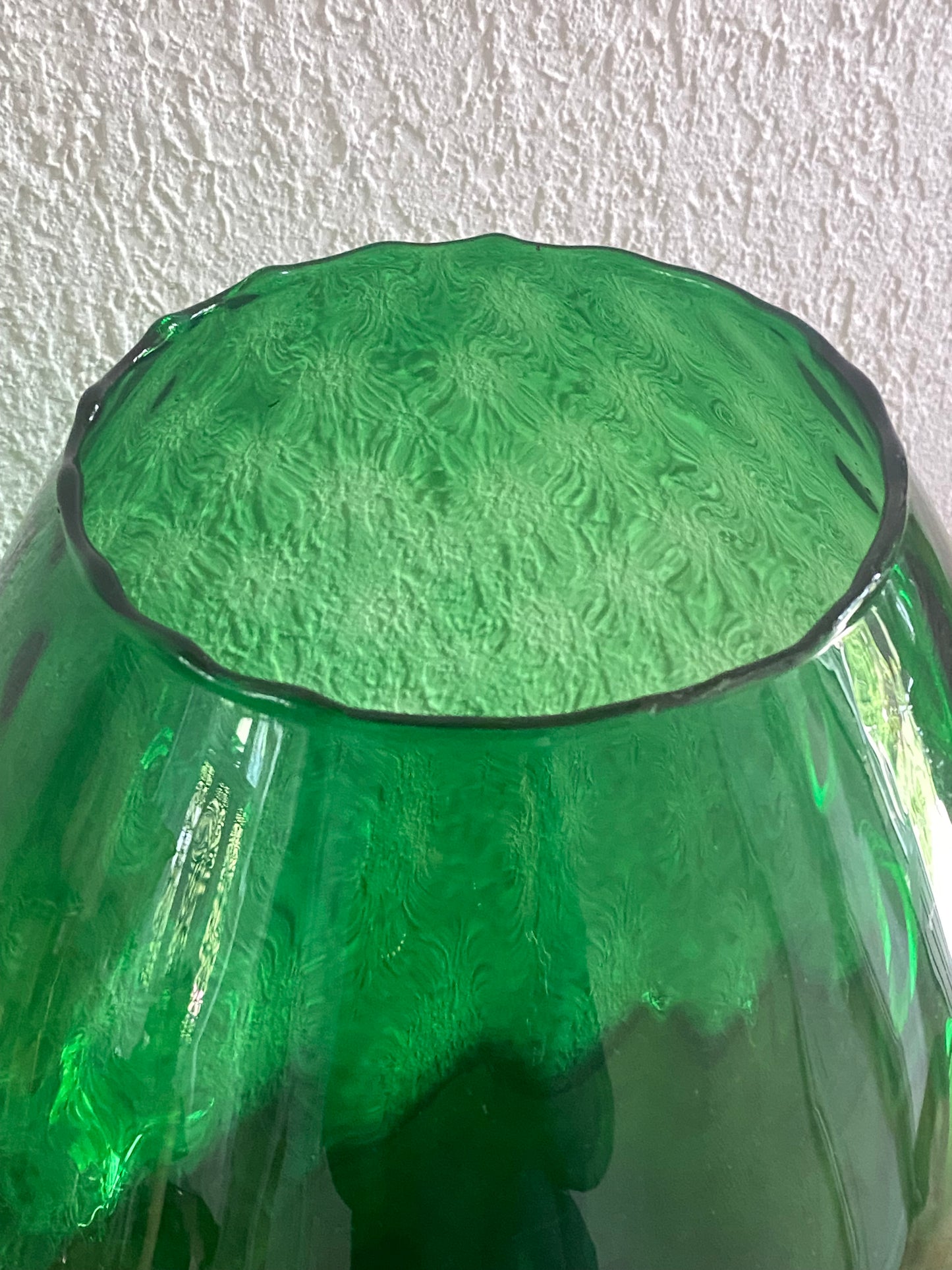 Vase en verre soufflé d’Empoli XXL