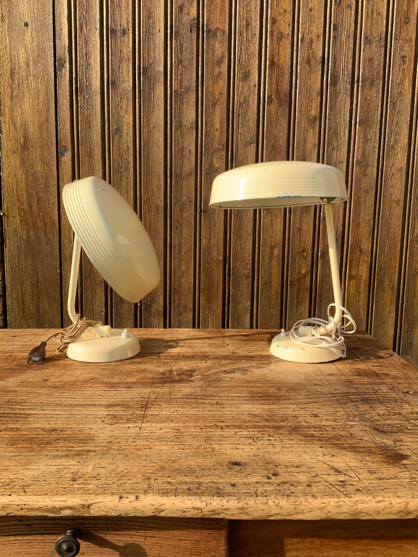 Lampe de bureau style industriel