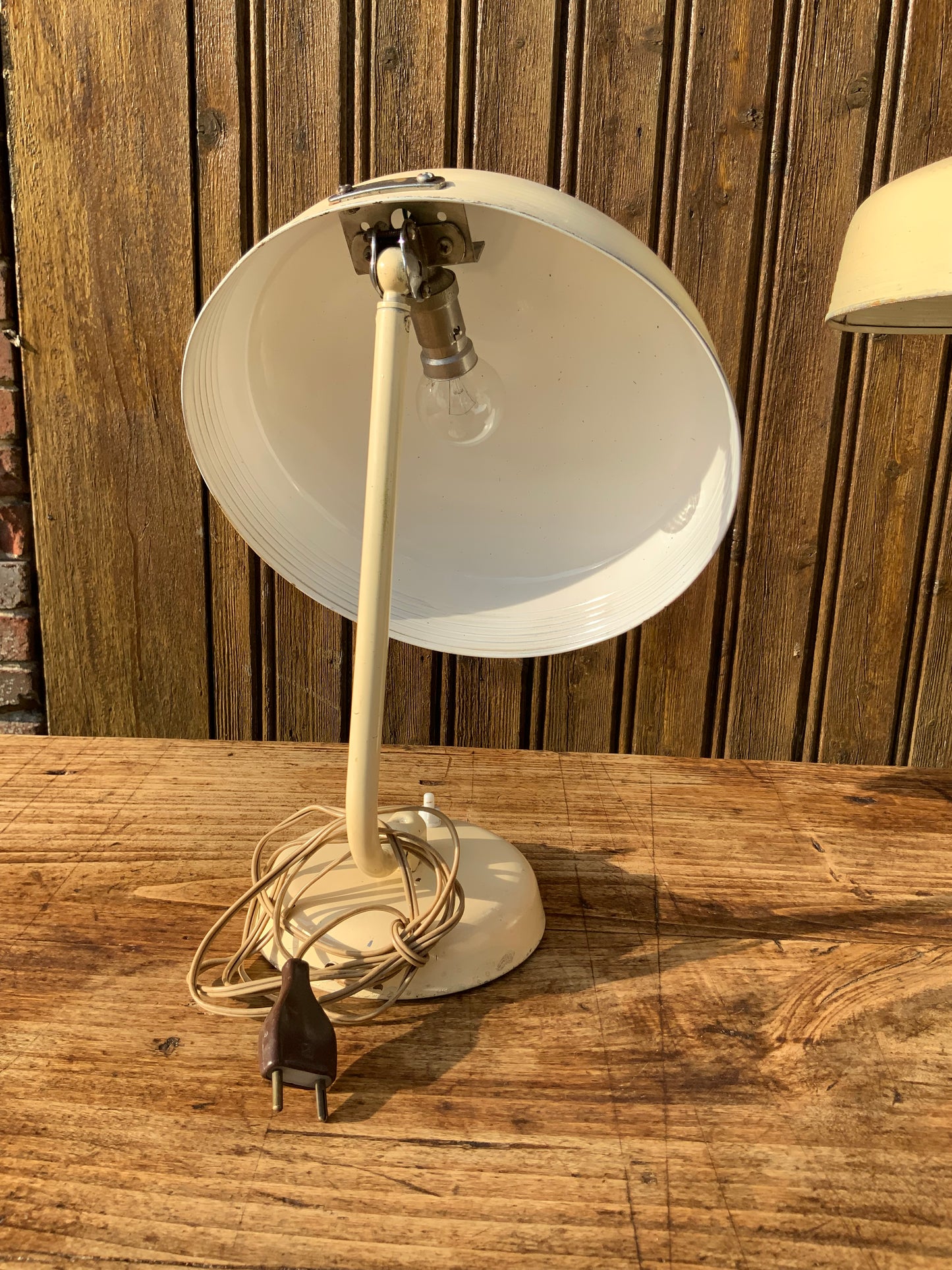 Lampe de bureau style industriel